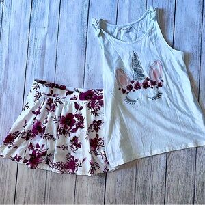 Children’s Place XXL 18 Tank and Skort
